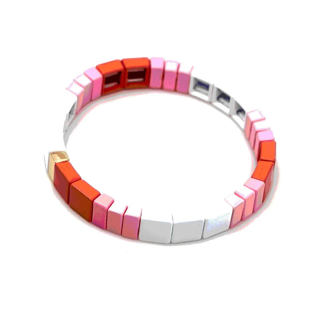 bracelet 4 Модные браслеты из сплава с радугой, женские браслеты, богемные летние пляжные модные ювелирные изделия, Женский цветной браслет - Окраска металла: bracelet 4