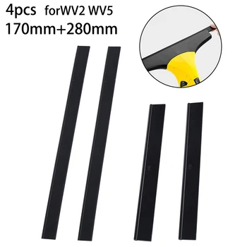 

4pcs For Karcher Window Squeegee Vac Blades 170mm 280mm WV50 WV60 WV2 WV5 WV70 Home Cleaning Accessories