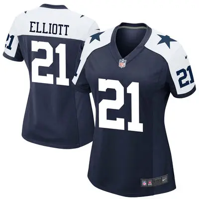 Розовый Для женщин Dallas s#9 Tony Romo#88 Dez Bryant#82 Jason Witten Blue white#21 Ezekiel Elliott Jersey - Цвет: Розовый