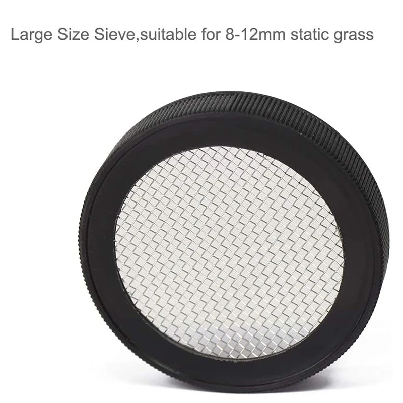 Retail Flocking Kit Static Grass Applicator ABS Mini Flocking Machine with Antislip Handle for DIY Scenic Modelling Sand Table
