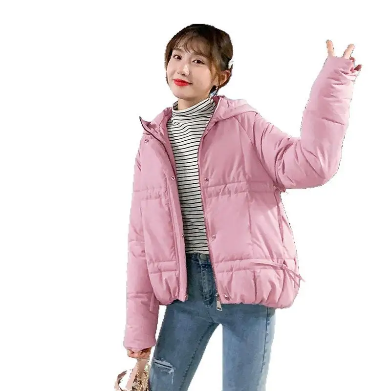 

Small down Jacket Cotton-padded Clothes Women's Short Thin Small Cotton-Padded Jacket Large Size 2019 New Style Women's Winter C