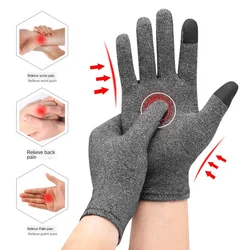 1Pair Rheumatoid Arthritis Compression Gloves Wrist Support Finger Pain Relief Gloves Therapy Relax Care Tools Gloves