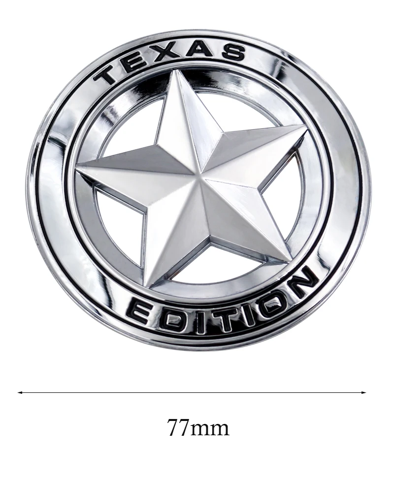 Для Jeep Wrangler Free Grand Cherokee металлическая эмблема «Texas Edition» щит пентаграмма 3D логотип значок автомобиль крыло боковой хвост стикер тела