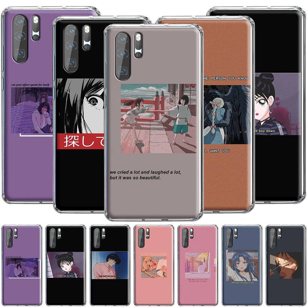 Силиконовый чехол в стиле аниме для Huawei Mate 10 20 30 Lite Pro Nova 2 2i 3 3i 4 5i | Мобильные