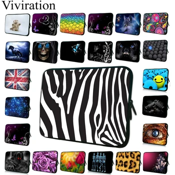 

Zebra PC Tablet 10.1 7 8 Netbook Liner Case Bag For Apple iPad Mac Book Air Pro 12 13 14 15 17 15.6 Laptop Inner Pouch Shell Bag
