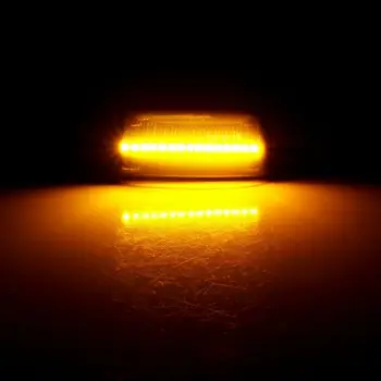 

LED Side Turn Lights Side Marker Exterior 2pcs Lamp Replacement Durable