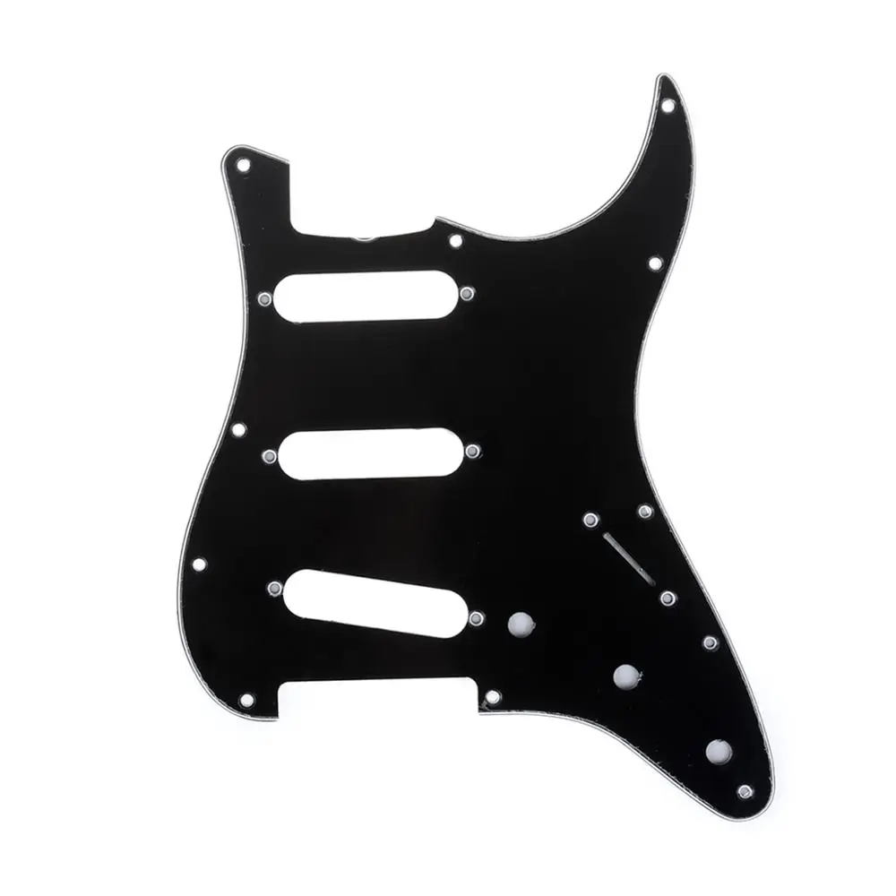 Musiclily Pro 11 Hole 60s 64 Винтажный стиль Strat SSS Pickguard для американской гитары Stratocaster 3Ply