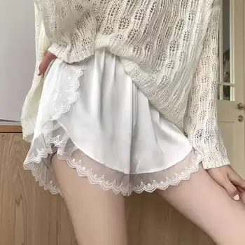 

Safety Pants Women Can Wear Lace Loose Shorts White Summer Thin Section Calzones Mujer Mallas Cortas Mujer Mutande Donna Fashion