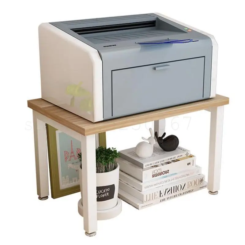 Creative Desktop Double Deck Receiving Frame Printer Shelf