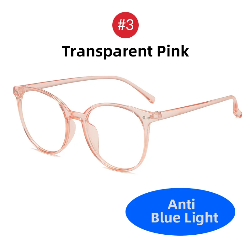 Trending Blue Light Blocking Oversized Round Glasses