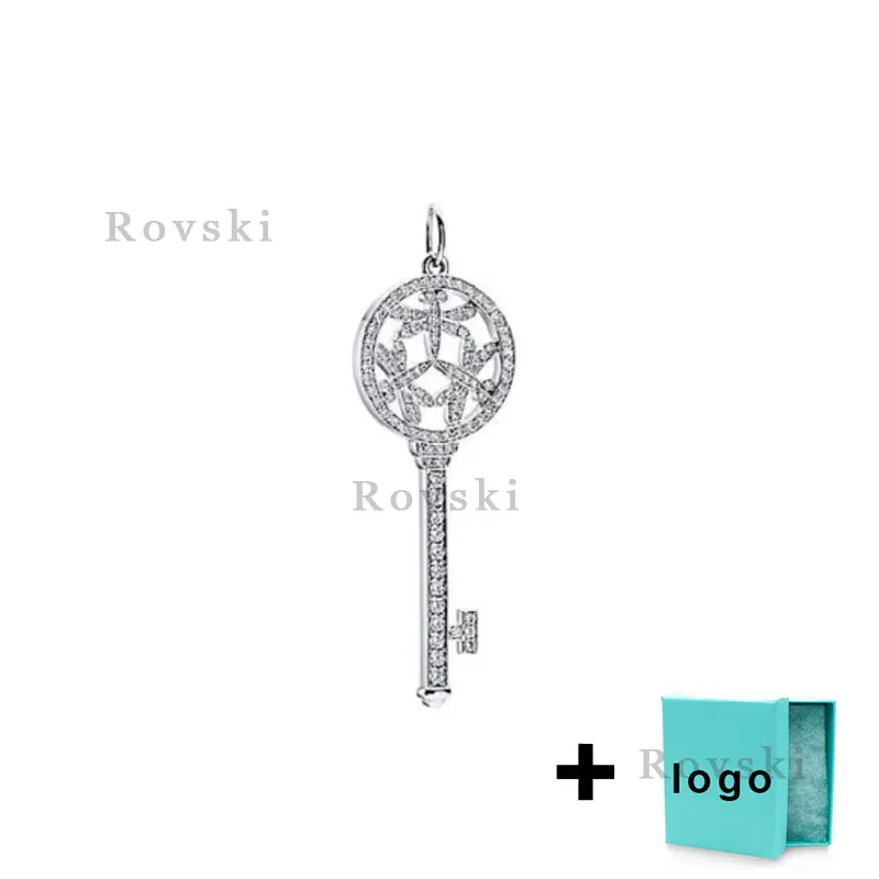 

XL TFX Rllen sterling silver key series dragonfly necklace is perfect for women's party jewelry wholesale free shipping.