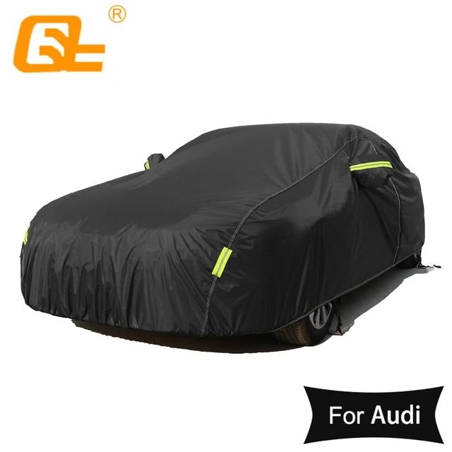 Universal Black Waterproof full car covers Snow Ice Dust Sun UV Shade Cover  Indoor Outdoor for Audi A3 A4 A5 A6 A8 Q3 Q5 Q7 - AliExpress