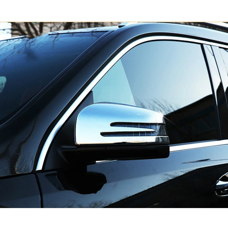 Чехол для бокового зеркала заднего вида Mercedes W166 C292 X166 GLE Wagon Coupe ML GL GLS Class Chrome