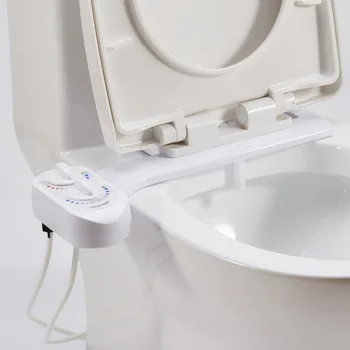 

Non-Electric Bidet Attachment Toilet Bidet Seat Self-Cleaning Nozzle-Fresh Water Bidet Sprayer Mechanical Muslim Shattaf Washing
