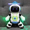 Electronic Space Dancing Robot Dazzling Music Robot Flash  LED Light Electric Rotation Walking Robot Toy Toys For Boys Kids Gift 5