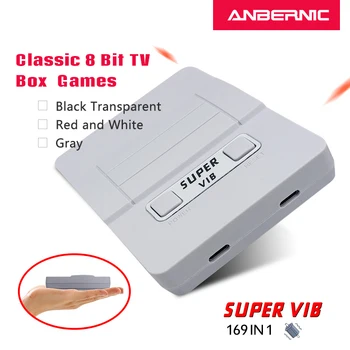 

Super VIB TV Games SNES Mini TV Game Console 8 Bit Retro Video Game Console Built-In 169 Games Handheld Gaming Player Best Gift