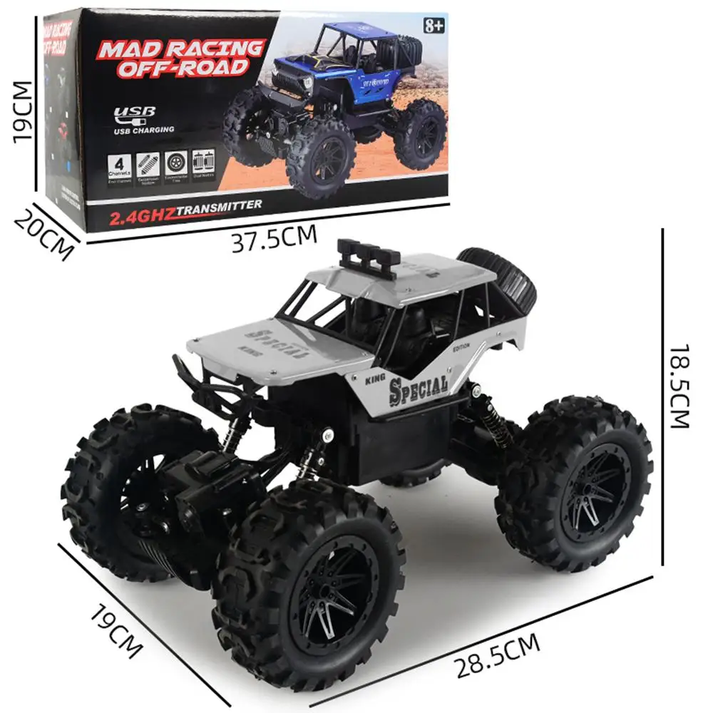 30 км/ч Rc автомобиль 4WD 1/14 Масштаб 2,4 г радио дистанционное управление дрейф внедорожный автомобиль с фарой скалолазание RC багги для детей подарок