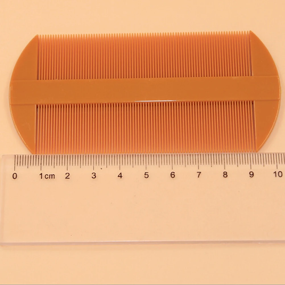 Hot Sale 2Pcs/lot Plastic Double Sided Nit Fine Tooth Combs for Head
