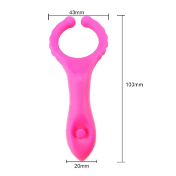 Man Vibration Breast Clip Nipple Massage Tease Clitoris Clamp Shock Foreplay Adult Sex Toys For