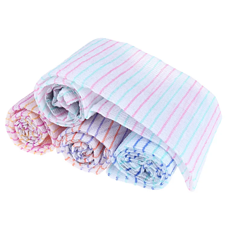Korean Towel Exfoliating Long Viscose Bath Back Scrub Viscose Bath Towel 30x90cm