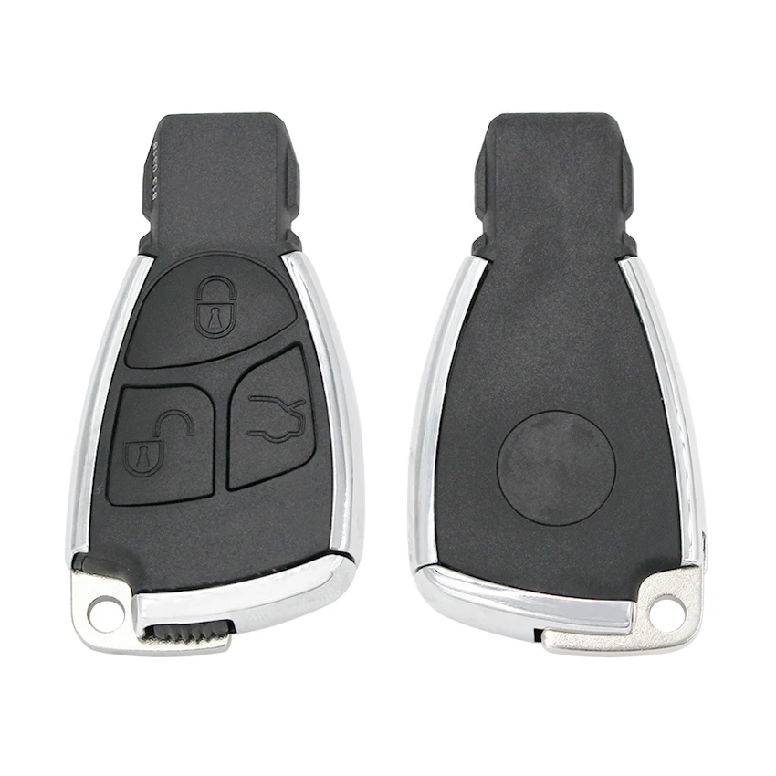 Модифицированный смарт 3 кнопки дистанционного ключа оболочки чехол для Mercedes-Benz CLS C E S Fob(не может для полной смарт-платы