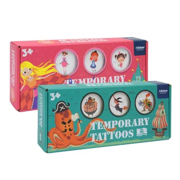 

Cute Tattoo Sticker Eco-friendly Cartoon Shape Tattoo Waterproof Safety Easy Cleaning Sticker Set