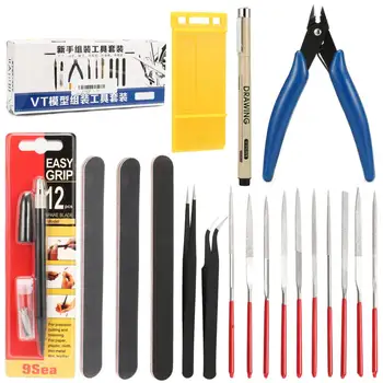 

Tools Set Scale Military For Car Model Building Gordon For Gundam Assembly Model Tool Kits Electric Grinding Machine Storage Box