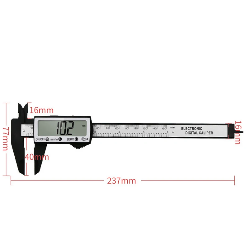 Электронный цифровой штангенциркуль Ip54 Высокоточный штангенциркуль мини измерительный инструмент 0-150 мм