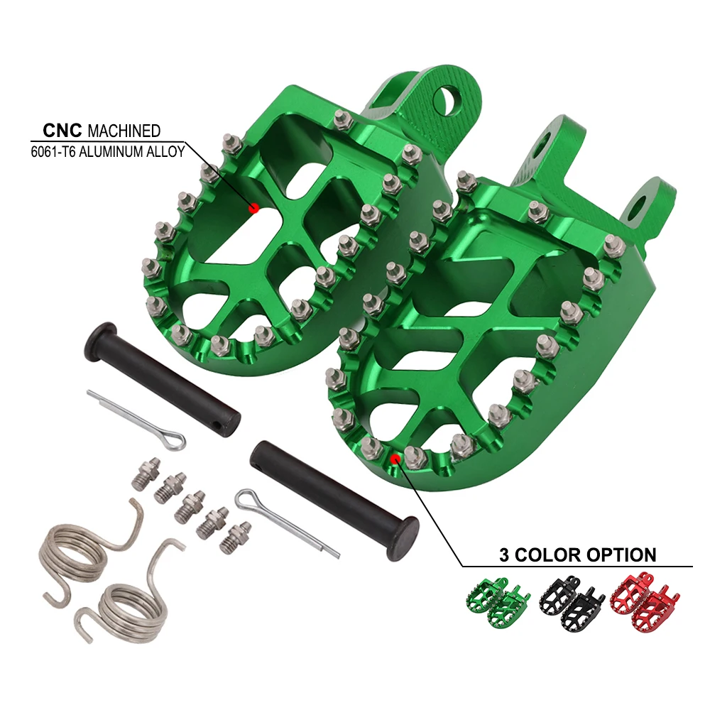 Подножки для мотоцикла с ЧПУ подножки KAWASAKI KLX250R KLX250 KLX250S KLX250SF KLX300R KLX650 KLX650R
