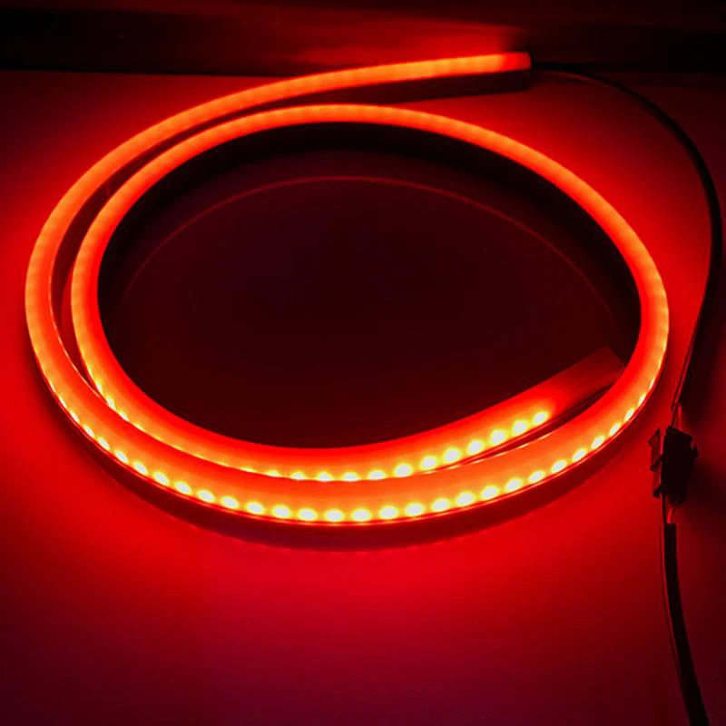 Автомобильный задний Светодиодные ленты тормоза LightTail огни Универсальный автоматический высокая гора Предупреждение поток лампы Водонепроницаемый 12V мигает 3 режима или одиночный