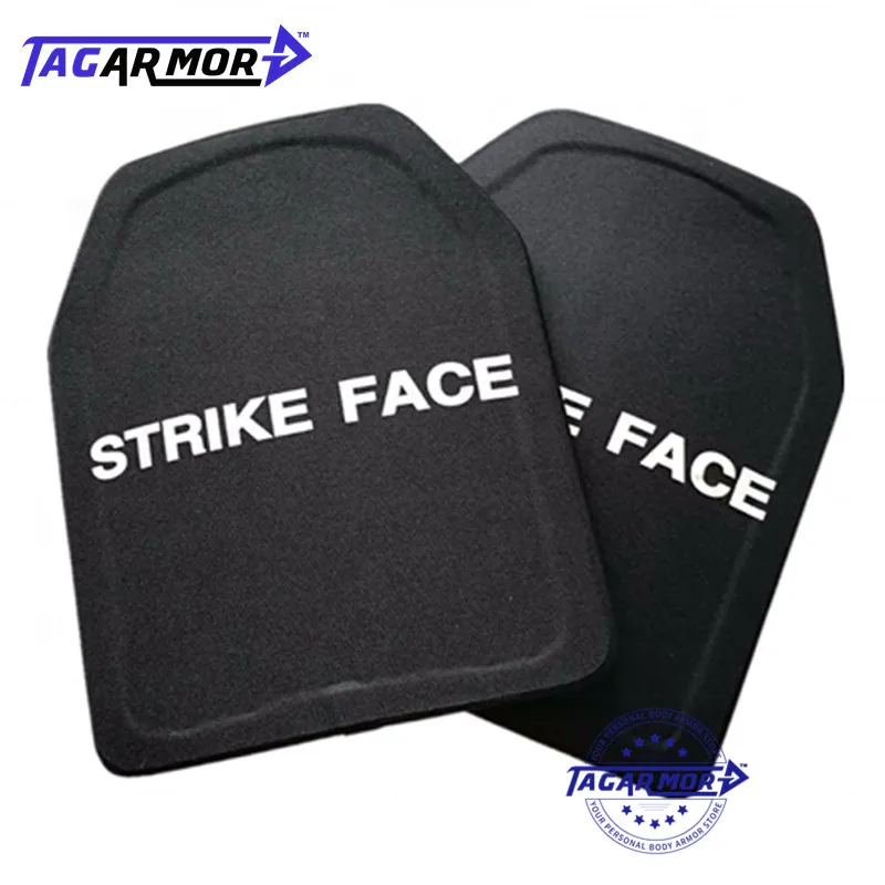 2pc/lot 10x12 Inch Alumina & PE NIJ III ICW Bulletproof Panel Ceramic Ballistic Plate Upgraded IIIA Body Armor |