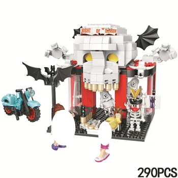 

2020 NEW WEILE Friends Amaze Haunted House Building Blocks Sets Bricks Classic Figure Model Kids Girl Gift Toys