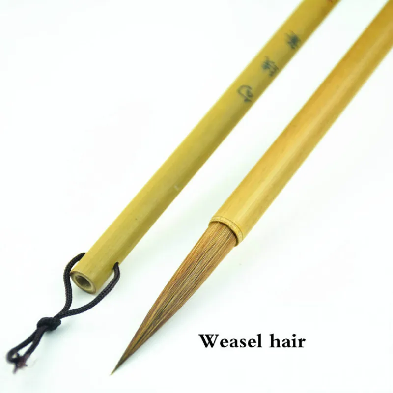 2pcs Rabbit Hair Hair Hook Line Fine Paint Brush Chinese