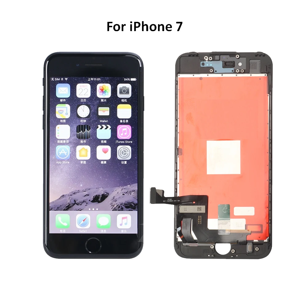 Для iPhone 6 6S 7 8 Plus ЖК дисплей сенсорный экран Замена для 5s LCD без битых пикселей