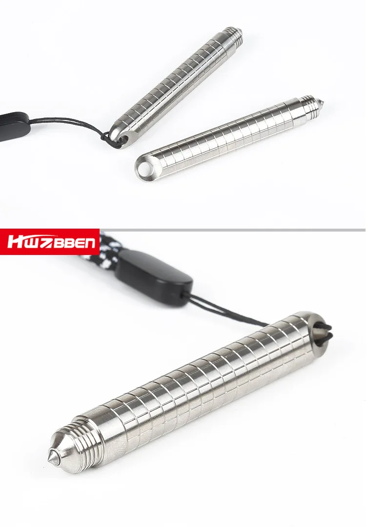 Disjuntor da Janela do Carro Liga de Titânio Multifuncional Mini Chave Pingente Sobrevivência Escrita Caneta Tática A228 Tc4 9 A228 tc4 multifuncional mini chave pingente sobrevivência