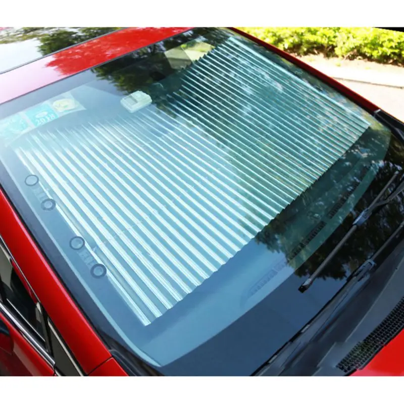 70CM SUV Truck Car Front Windshield Sunshade Rear Dropshipping Window Sun Visor UV Protection Curtain