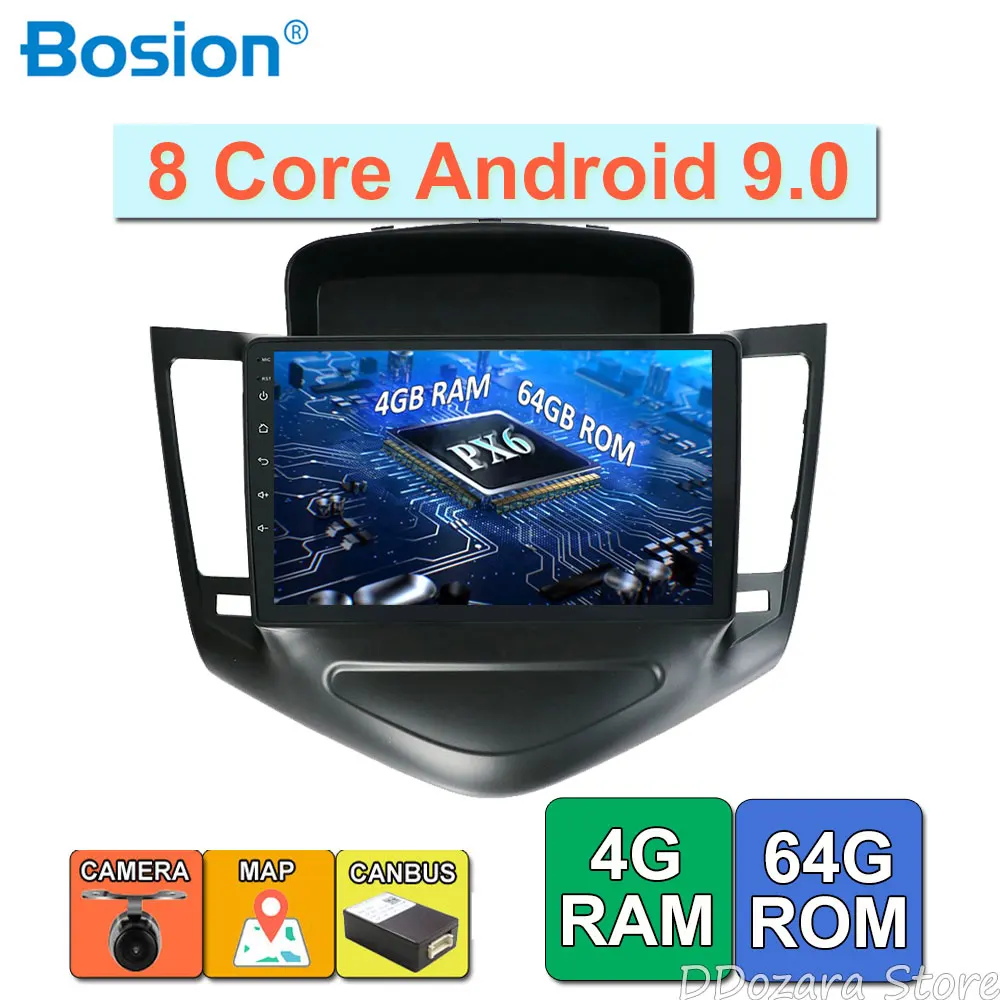 

4G+64G Android 9.0 Car Radio 2 din For Chevrolet CRUZE 2009-2014 Autoradio Multimedia Video Player Navigation GPS WiFi