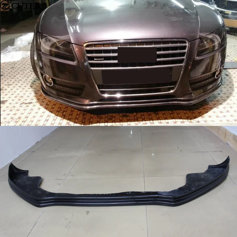 A5 Carbon Fiber Car Body Kits Front Bumper Front Lip For Audi A5 Standard Bumper 0911 Bumpers