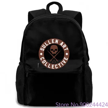 

Sullen Badge Of Honor Bricks Mens Black Skull Tattoo BOH Printed Round Cheap Price women men backpack laptop travel school