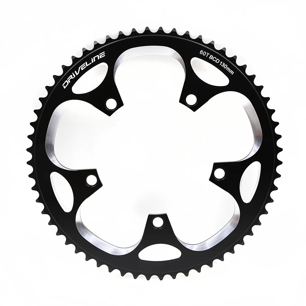 DrivelineAluminum Alloy Crankset Chainring,Modified Folding Bike, 60T