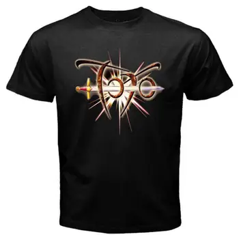 

New TOTO Rock Band Legend Men's White Black T-Shirt Size S M L XL 2XL T Shirts 2017 Brand Clothes Slim Fit Printing
