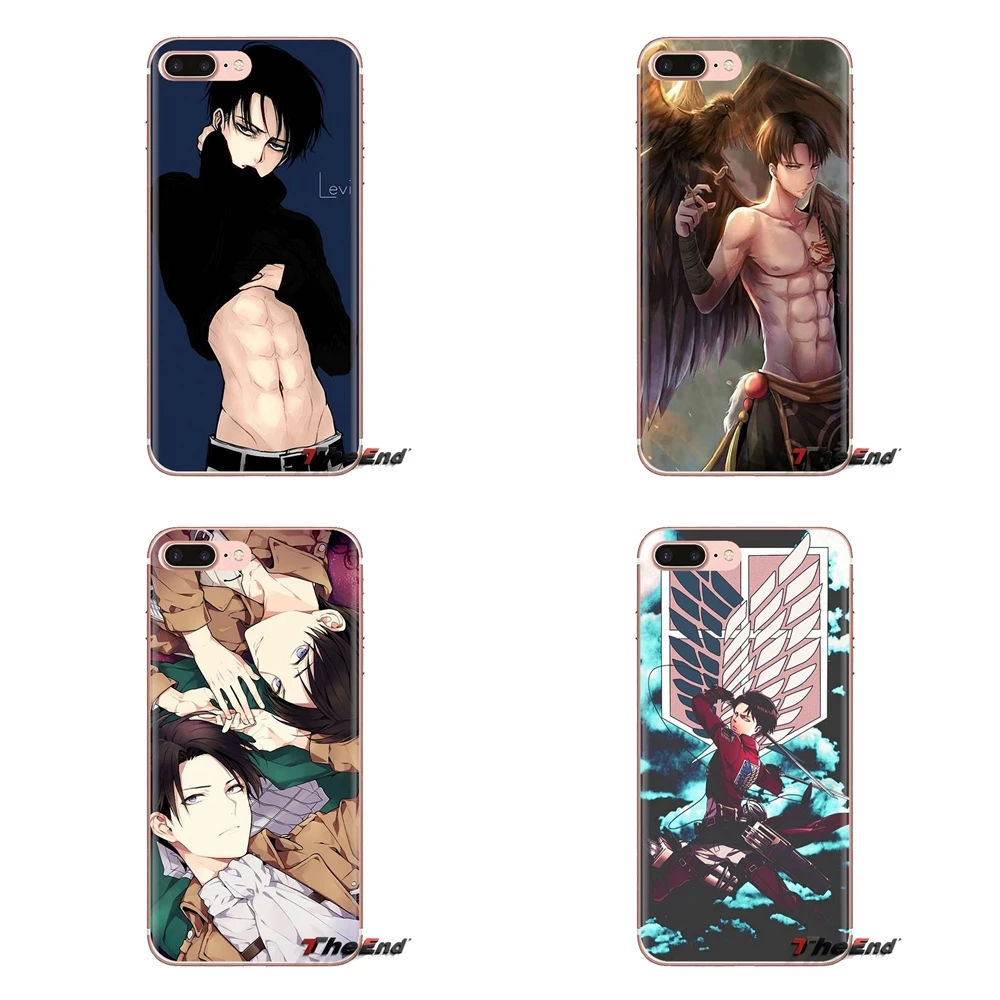 Soft Skin Case Levi Ackerman Attack on Titan AMV For Huawei G7 G8 P7 P8 P9 P10 P20 P30 Lite Mini Pro P Smart Plus 2017 2018 2019 |