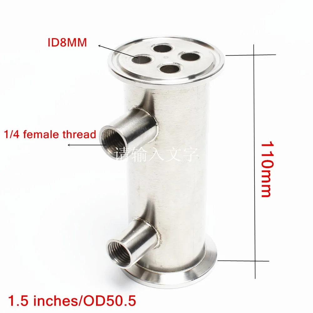 

1,5 "(OD50.5) Stainless steel 304 Distiller condenser