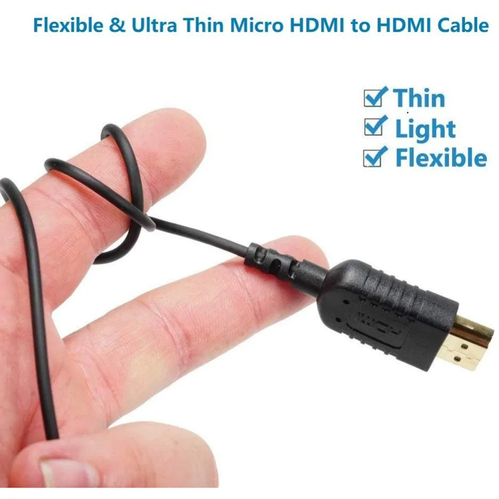 cabo de hdmi 3ft para gimbal gopro
