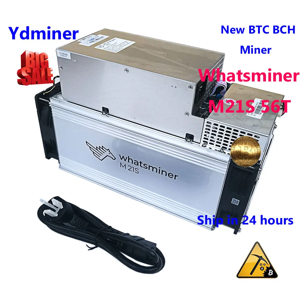 whatsminer m21s 56t sha-256 btc bch майнинг miner новый асик минералы asic psu блок питания лучше чем