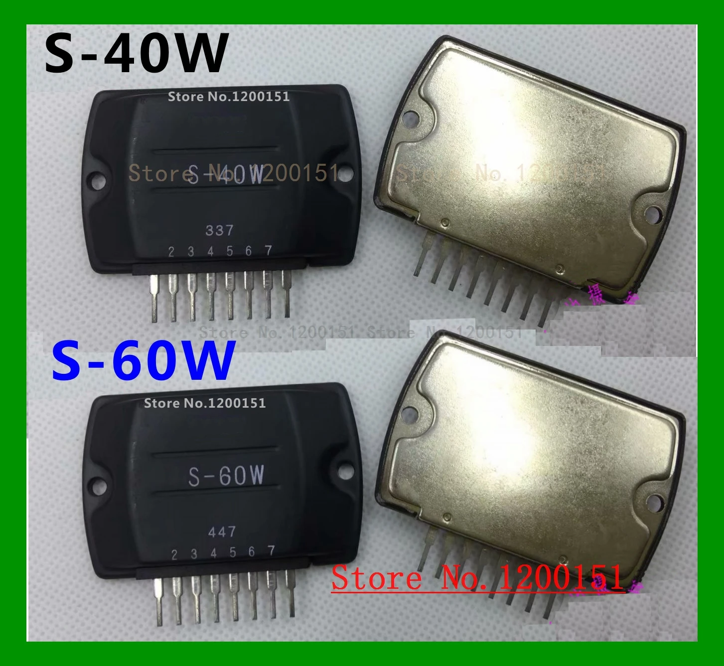 

S-40W new MODULES