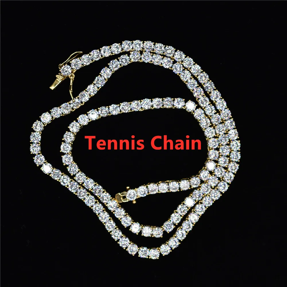 Golden Custom Made Photo With wings Medallions Necklace & Pendant 4mm Tennis Chain Cubic Zircon Men's Hip hop Jewelry Solid Back