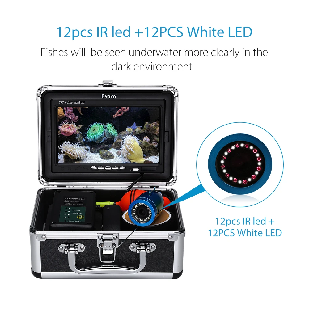  Eyoyo EF07 Fish Finder Underwater Fishing Camera peche 7