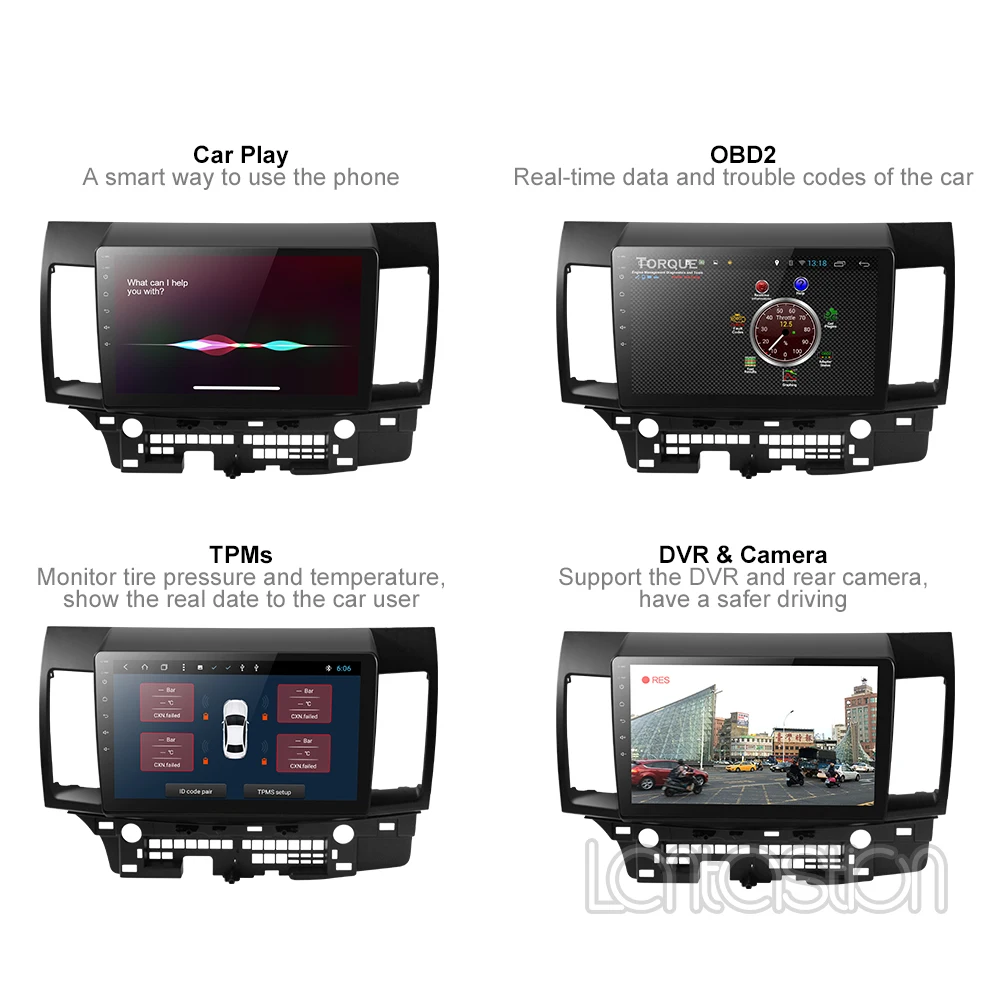 4G ram DSP Android 9,0 радио для Mitsubishi Lancer стерео мультимедиа головное устройство gps Радио автомобильный dvd gps плеер стерео gps навигация