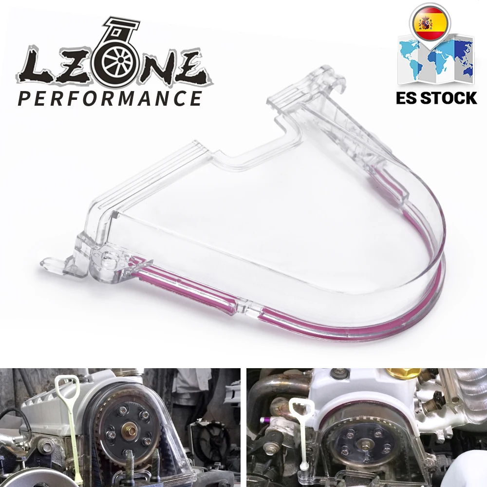 Top One Clear Cam Gear Cover Timing Belt Turbo Crank Pulley For Honda